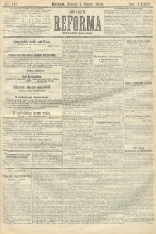 Nowa Reforma (wydanie poranne). 1915, nr 115
