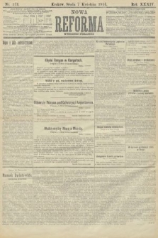 Nowa Reforma (wydanie poranne). 1915, nr 173