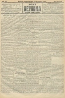 Nowa Reforma (wydanie popołudniowe). 1915, nr 183