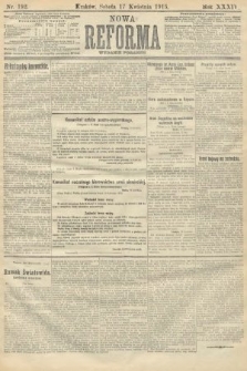 Nowa Reforma (wydanie poranne). 1915, nr 192