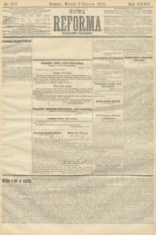 Nowa Reforma (wydanie poranne). 1915, nr 272