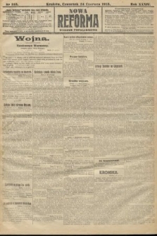 Nowa Reforma (wydanie popołudniowe). 1915, nr 315
