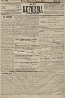 Nowa Reforma (wydanie poranne). 1915, nr 316