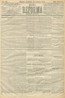 Nowa Reforma (wydanie poranne). 1915, nr 320