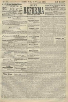 Nowa Reforma (wydanie poranne). 1915, nr 492
