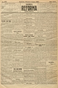 Nowa Reforma (numer poranny). 1907, nr 296