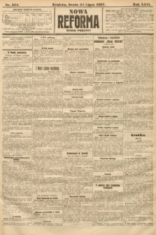 Nowa Reforma (numer poranny). 1907, nr 334