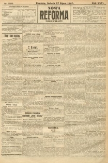 Nowa Reforma (numer poranny). 1907, nr 340