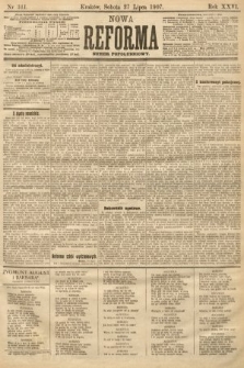Nowa Reforma (numer popołudniowy). 1907, nr 341