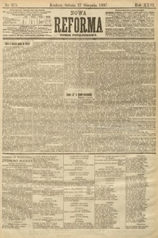 Nowa Reforma (numer popołudniowy). 1907, nr 375