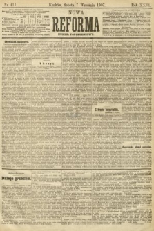 Nowa Reforma (numer popołudniowy). 1907, nr 411