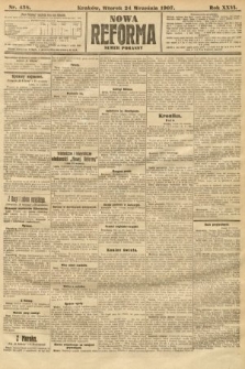 Nowa Reforma (numer poranny). 1907, nr 438