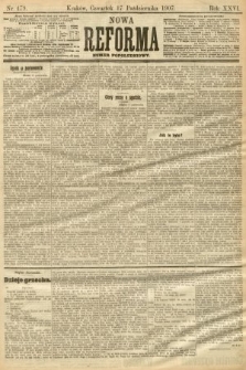 Nowa Reforma (numer popołudniowy). 1907, nr 479