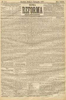 Nowa Reforma (numer popołudniowy). 1907, nr 511