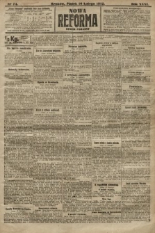 Nowa Reforma (numer poranny). 1912, nr 74