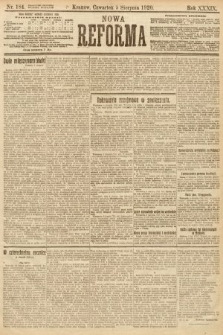 Nowa Reforma. 1920, nr 184