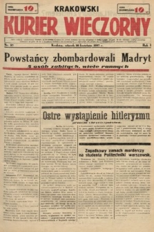 Krakowski Kurier Wieczorny. 1937, nr 37