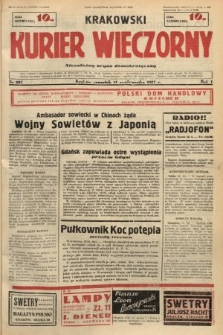 Krakowski Kurier Wieczorny : niezależny organ demokratyczny. 1937, nr 207