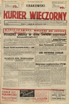 Krakowski Kurier Wieczorny : niezależny organ demokratyczny. 1937, nr 224