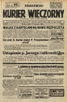 Krakowski Kurier Wieczorny : niezależny organ demokratyczny. 1937, nr 243