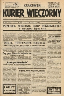 Krakowski Kurier Wieczorny : niezależny organ demokratyczny. 1937, nr 248