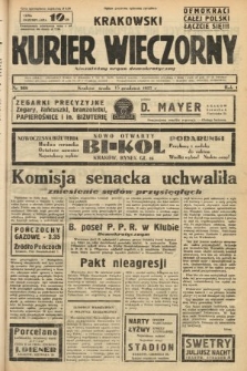 Krakowski Kurier Wieczorny : niezależny organ demokratyczny. 1937, nr 268