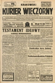 Krakowski Kurier Wieczorny : niezależny organ demokratyczny. 1937, nr 269