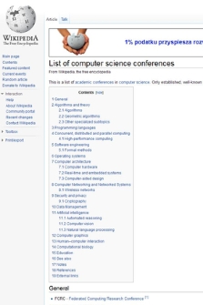 List of Computer Science Conferences