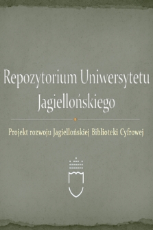 Repozytorium Uniwersytetu Jagiellońskiego : Projekt rozwoju Jagiellońskiej Biblioteki Cyfrowej