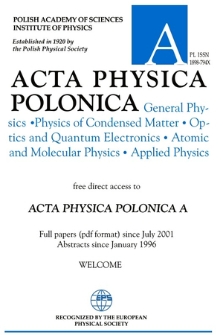 Acta Phisica Polonica A