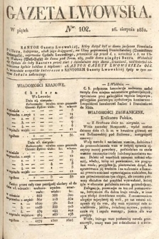 Gazeta Lwowska. 1831, nr 102