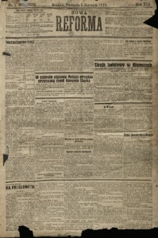 Nowa Reforma. 1922, nr 1