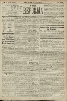 Nowa Reforma. 1922, nr 39