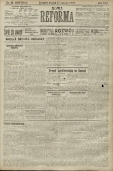 Nowa Reforma. 1922, nr 45
