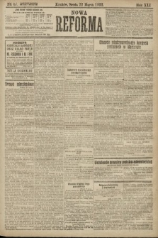 Nowa Reforma. 1922, nr 67