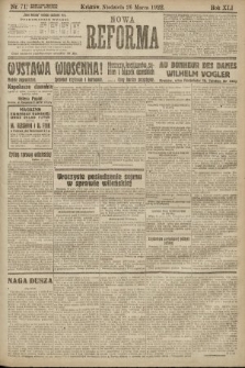 Nowa Reforma. 1922, nr 71