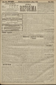 Nowa Reforma. 1922, nr 104