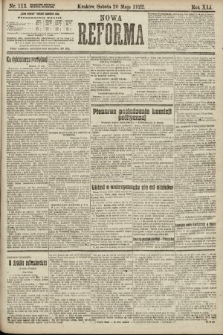 Nowa Reforma. 1922, nr 113