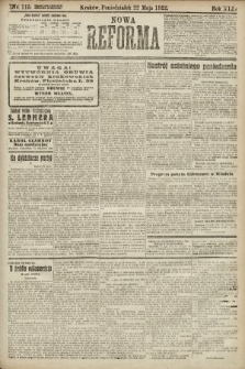 Nowa Reforma. 1922, nr 115