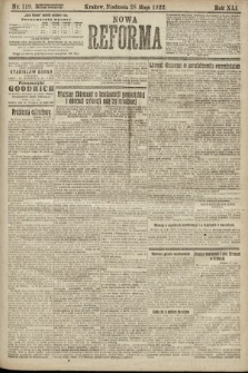 Nowa Reforma. 1922, nr 119