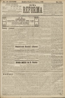 Nowa Reforma. 1922, nr 139