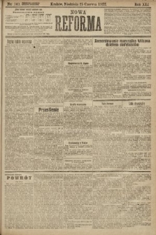 Nowa Reforma. 1922, nr 141