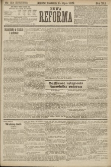 Nowa Reforma. 1922, nr 158