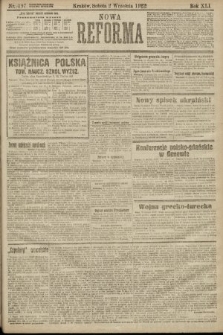 Nowa Reforma. 1922, nr 197