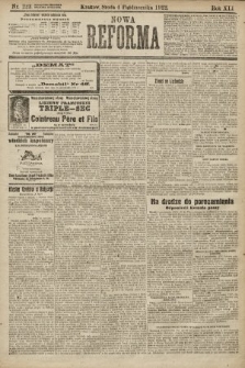 Nowa Reforma. 1922, nr 223