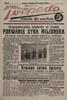 Torpeda : gazeta dla wszystkich. 1936.12.20