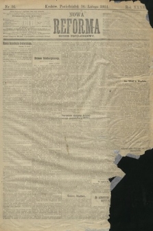 Nowa Reforma (wydanie popołudniowe). 1914, nr 36