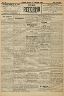 Nowa Reforma (wydanie poranne). 1914, nr 39