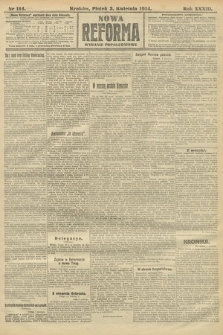 Nowa Reforma (wydanie popołudniowe). 1914, nr 114
