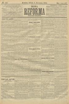 Nowa Reforma (wydanie poranne). 1914, nr 115